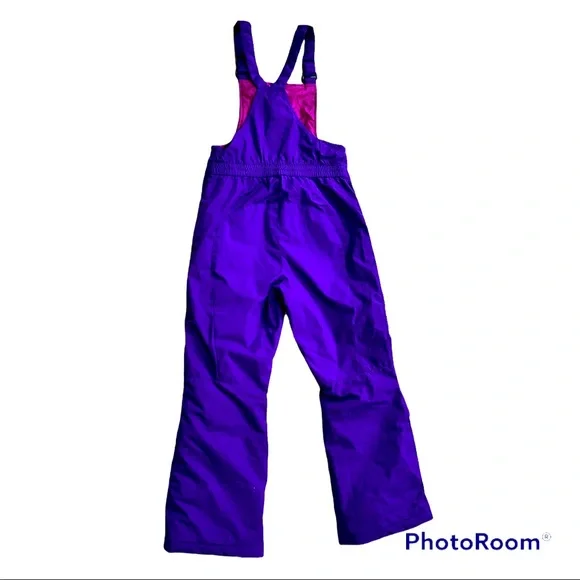 Lands end girls purple snowsuit overalls size 12 - Picture 2 of 3